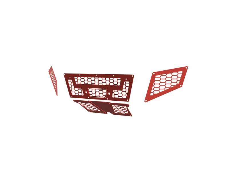 TF290501 | Can-Am Defender HD11 Front Winch Bumper Accent Panels