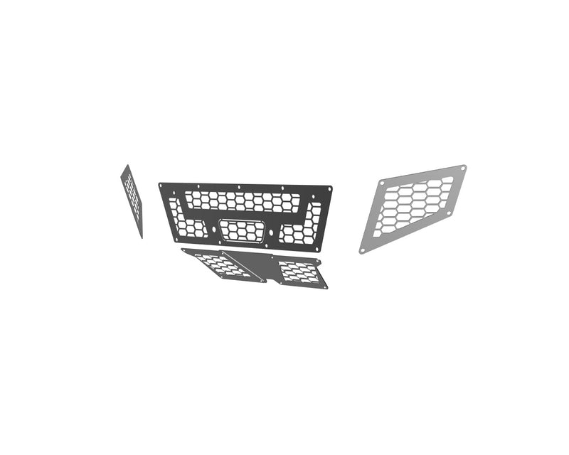 TF290501 | Can-Am Defender HD11 Front Winch Bumper Accent Panels