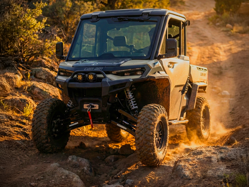 TF290704 | Can-Am Defender HD11 Nerf Rails (Single Cab)