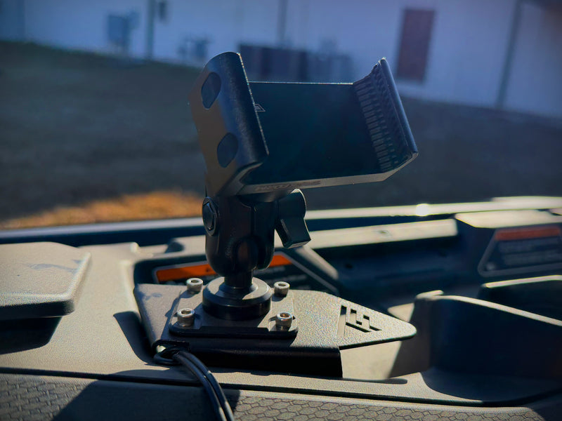 TF290902 | Can-Am Defender HD11 Phone Dash Mount - Driver Side