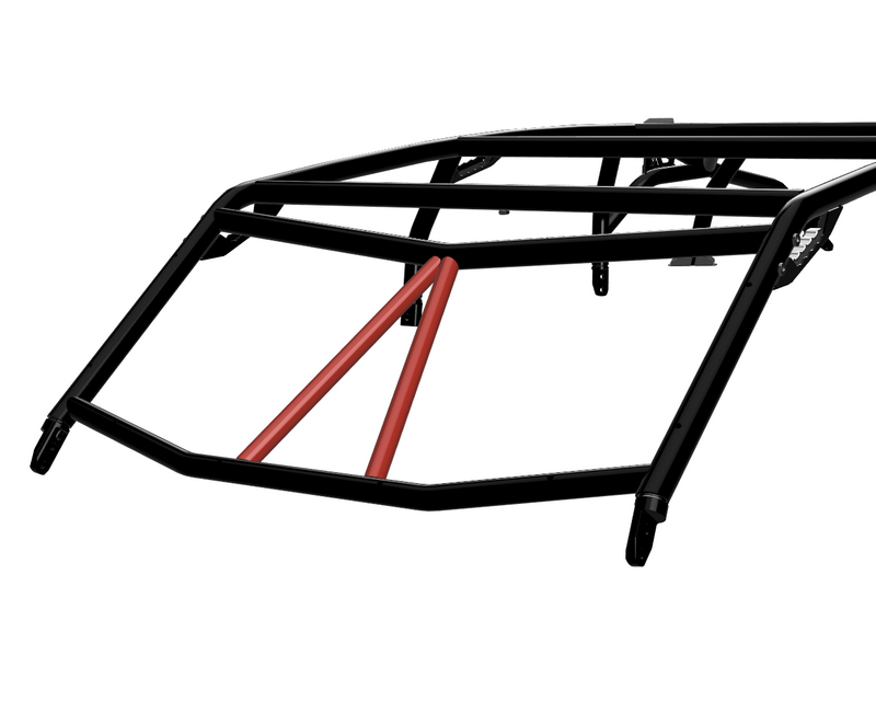 Cage Option: Front Intrusion Bars Hi-Brow, H2 (4-5-Seat)