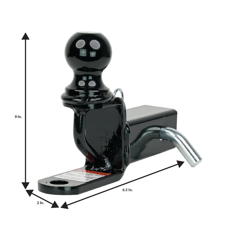 TMP2 | ATV-UTV TEK Trio HD Multi-Purpose 2" hitch w/ Ball Mount