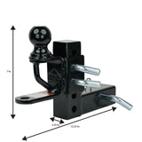 ATV-UTV TEK Trio HD Adjust Hitch w/ 2" Ball