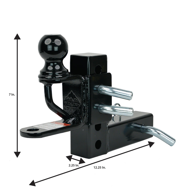 ATV-UTV TEK Trio HD Adjust Hitch w/ 2" Ball