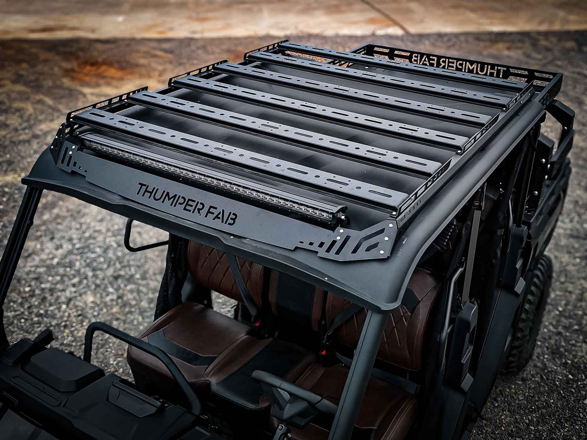 Channel Thunder Steppe プロモ CF LGS365 FaB CFMOTO UForce U10 PRO XL Roof Rack (CREW) – Thumper Fab