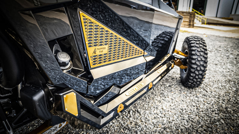 Pro R Side Steps Polaris RZR PRO XP / PRO R / PRO S / Turbo R Rock Sliders (4-Seat ...