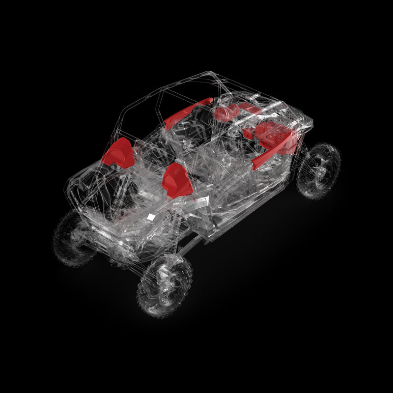 2024+ RZR XP Rockford Fosgate Audio Kit (STAGE 6)