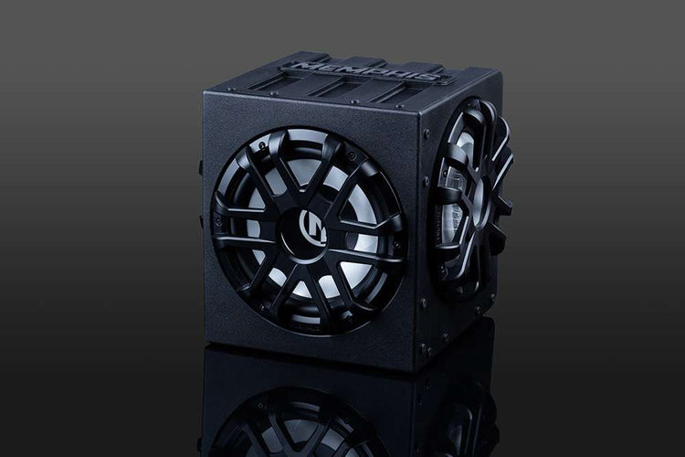 Memphis 10" Marine Subwoofer Enclosure w/Dual Passive Selectable 2/4
