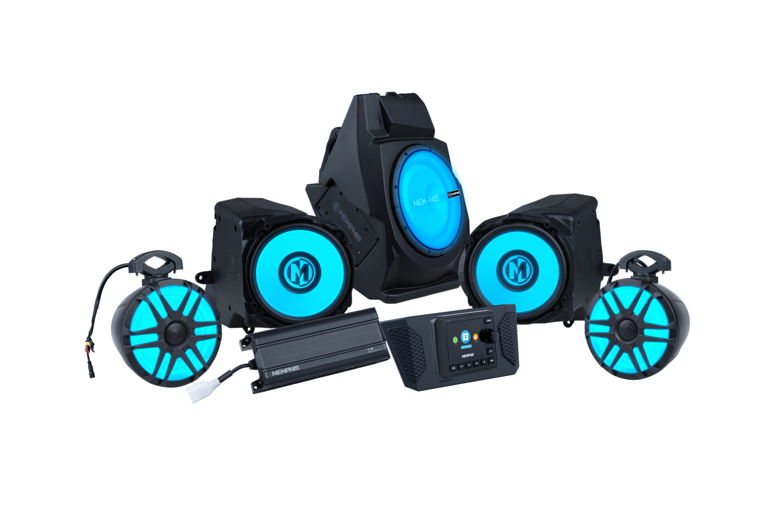 Memphis Polaris RZR PRO 4 PLUS Audio Kit (PRO XP - PRO R - TURBO R ...