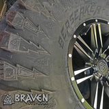 Braven Ironside ATV / UTV Wheels (Black / Machined)