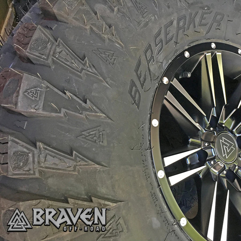 Braven Ironside ATV / UTV Wheels (Black / Machined)