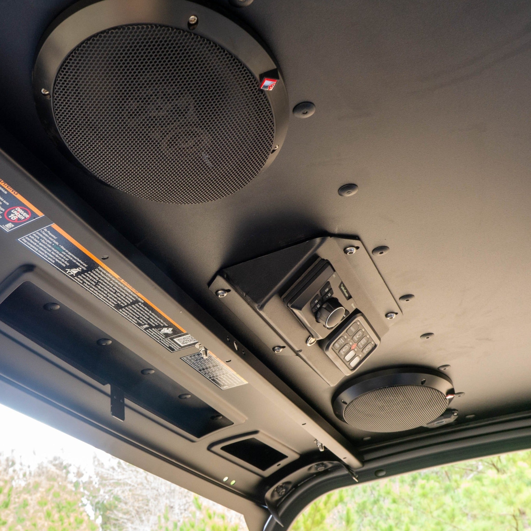 Polaris ranger hot sale roof speakers