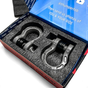 Thumper Fab ¾” Extreme Shackle (pair) with 7/8” Pin