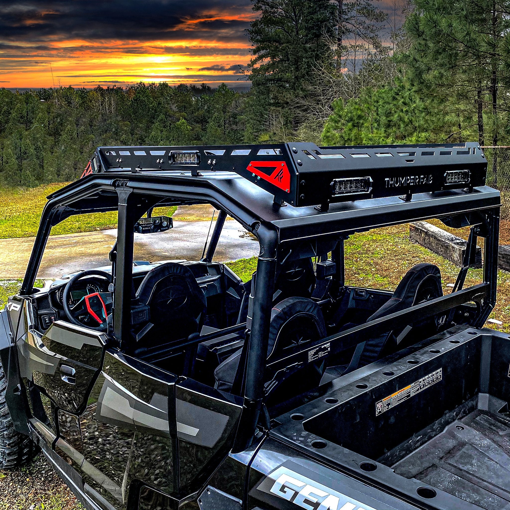 Polaris General 4 (Crew) Level 4 Audio Roof – Thumper Fab