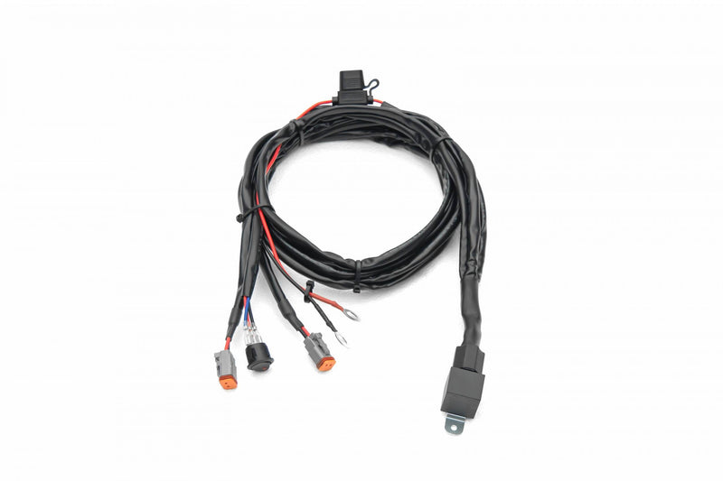 LED Light Bar Wiring Harness - 2-Lead with Switch