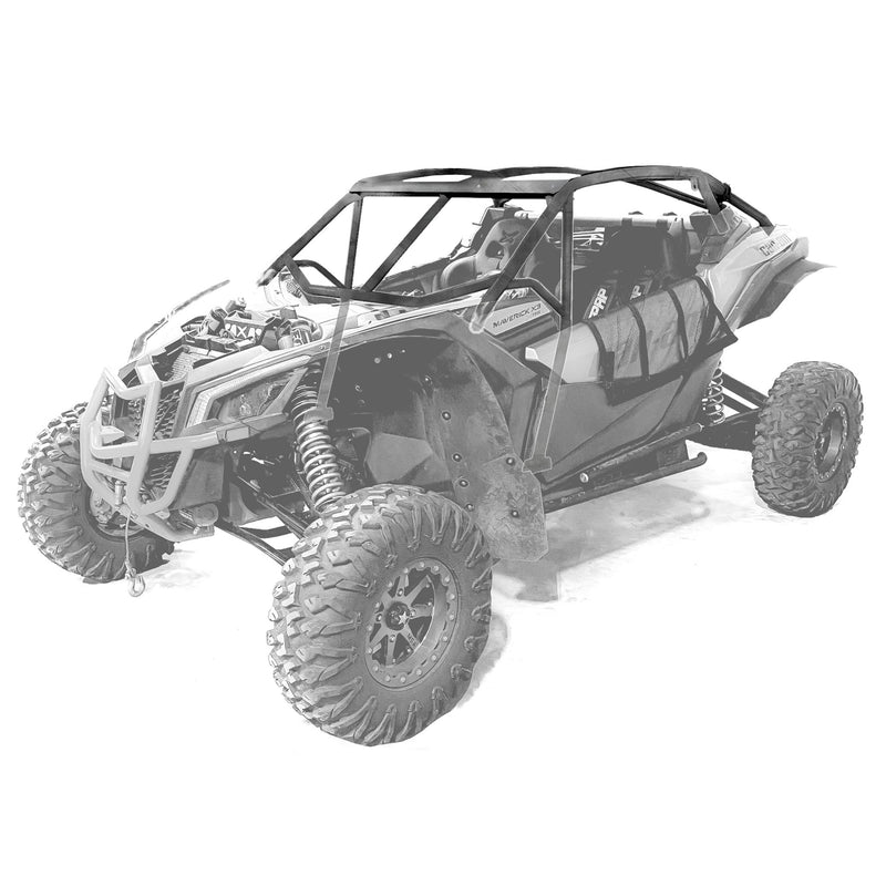 Can-Am Maverick X3 Race Roll Cage w/ Integrated Rear Bumper (2-seat) –  Thumper Fab