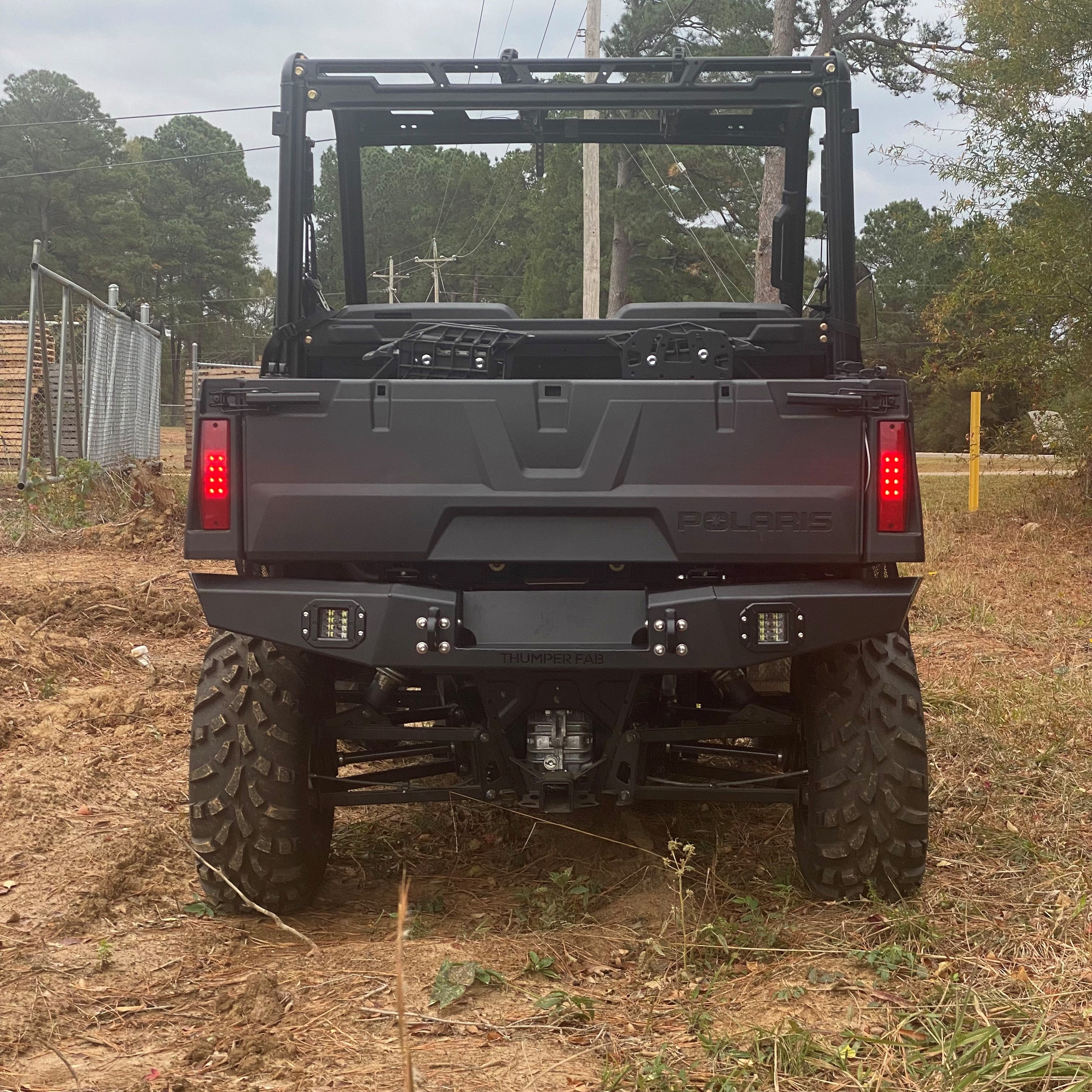 Polaris Ranger 570 Rear Winch Bumper Thumper Fab