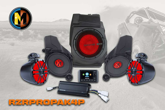 Memphis Polaris RZR PRO 4 PLUS Audio Kit (PRO XP - PRO R - TURBO R)