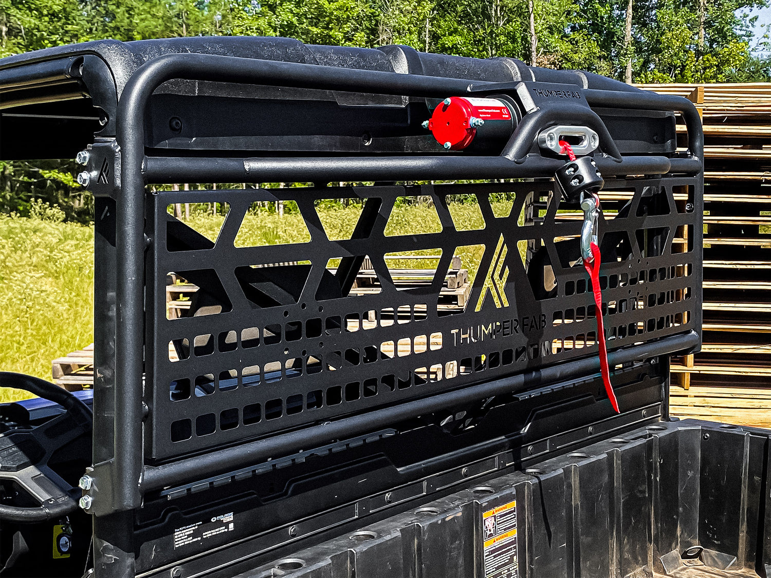 Polaris Ranger Winch Headache Rack – Thumper Fab