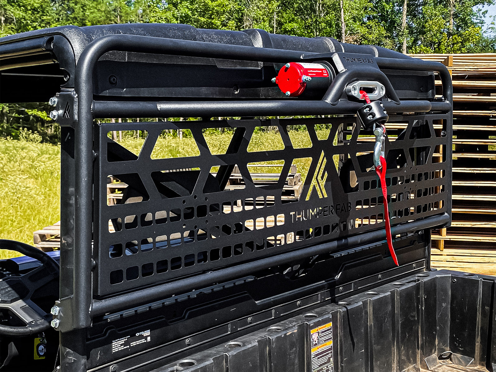 Polaris Ranger Winch Headache Rack – Thumper Fab