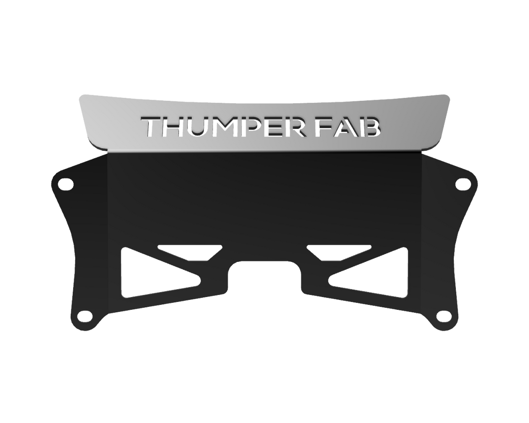 SuperATV Front Frame Stiffener Support For Can-Am Defender 2016 – Black Powder Coat