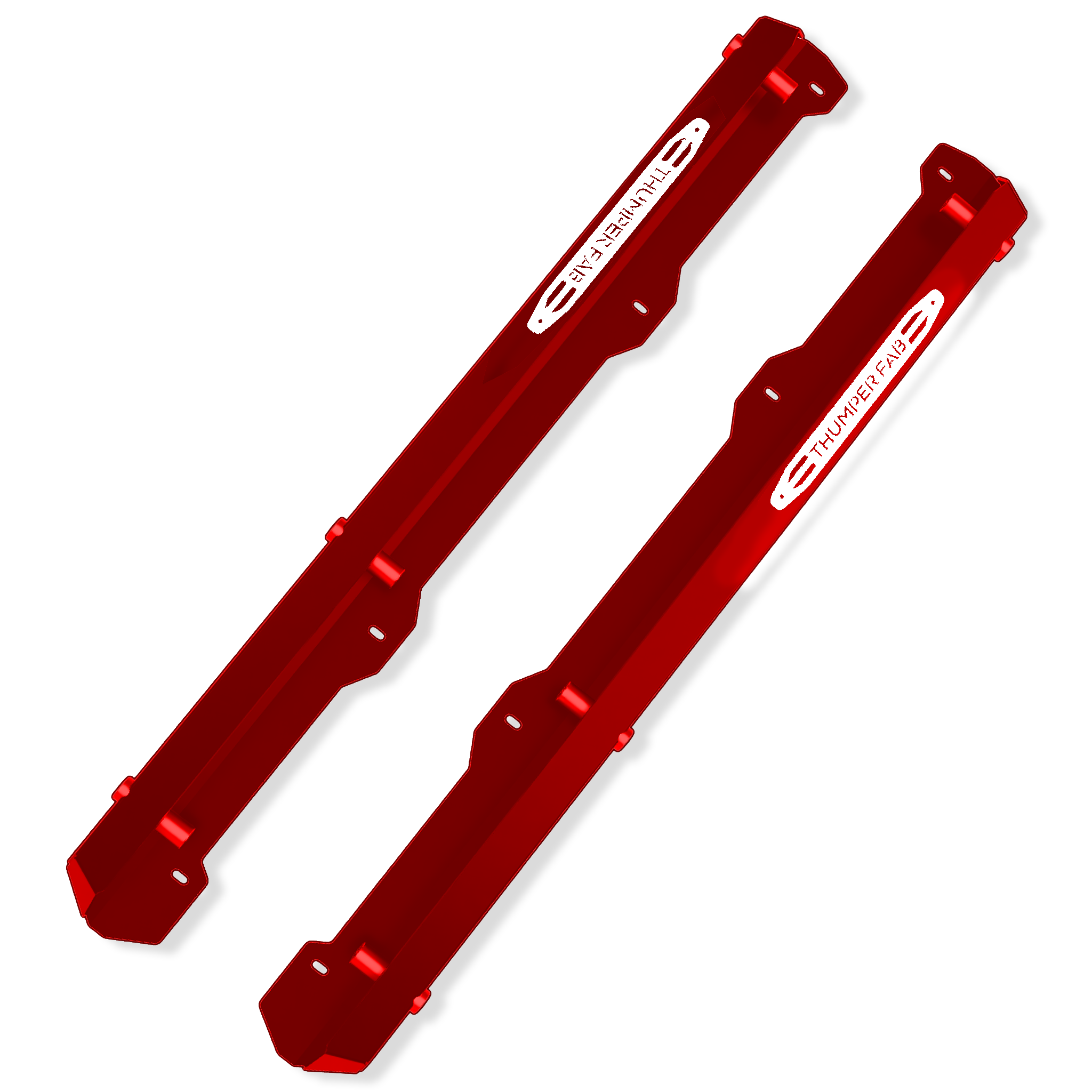 Tracker 800SX Nerf Rails (3-seat) – Thumper Fab