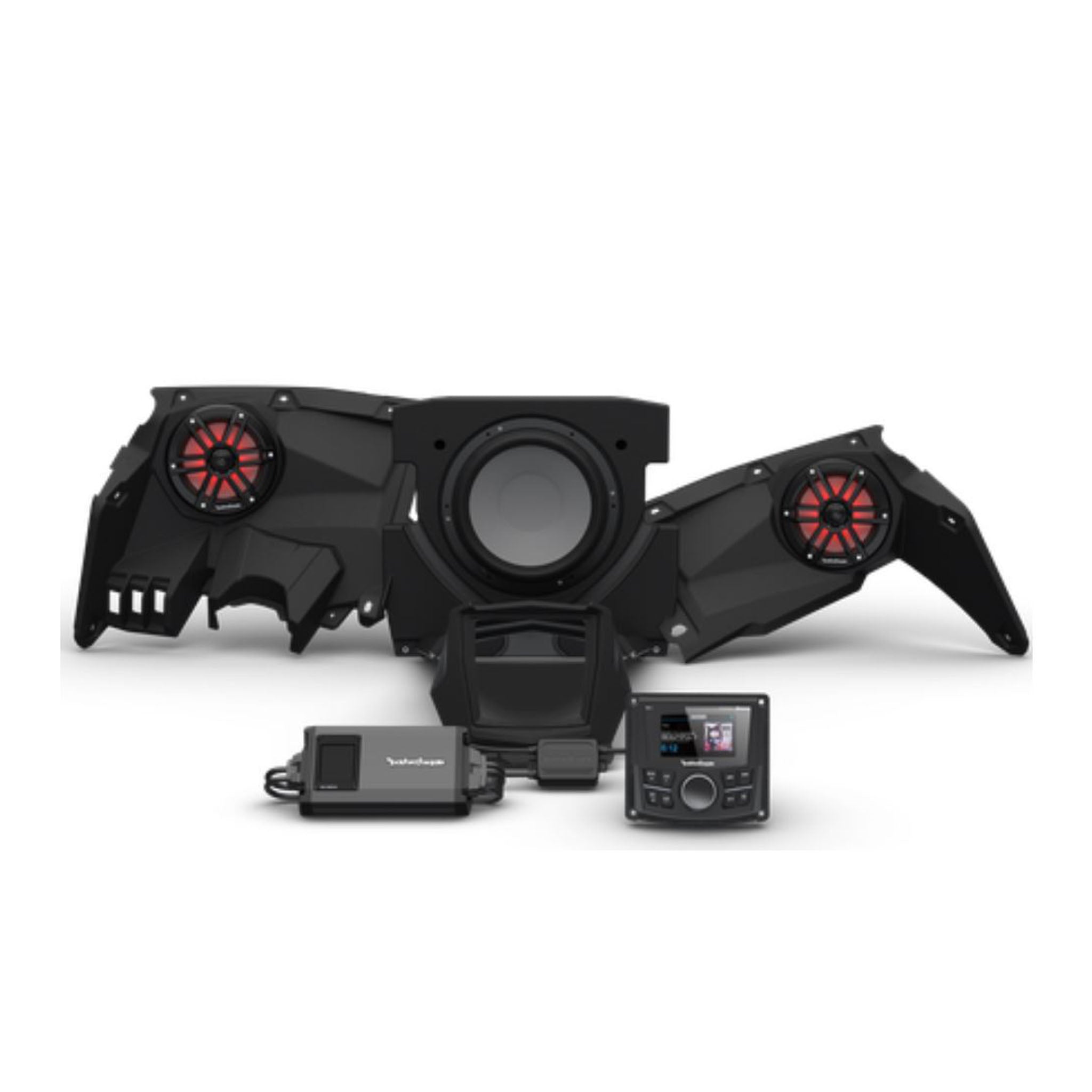 Can-Am Maverick X3 Rockford Fosgate Audio Kit Color Optix Gen 3 (Stage 3) - Thumper Fab