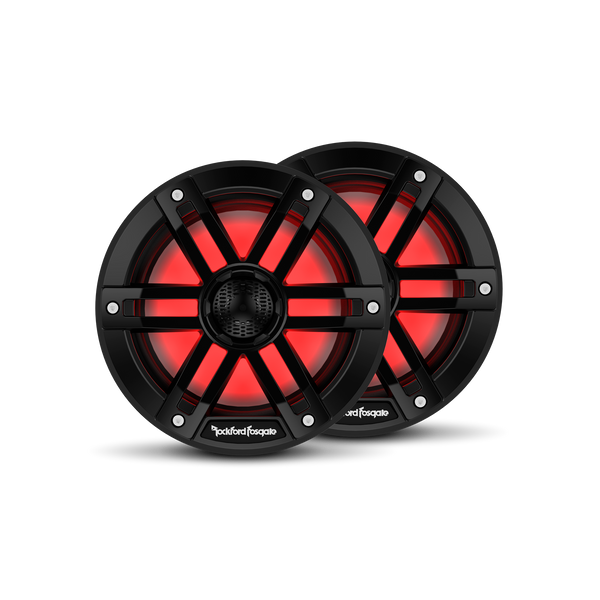 M1 6.5” Color Optix™ Marine 2-Way Speakers - Black – Thumper Fab