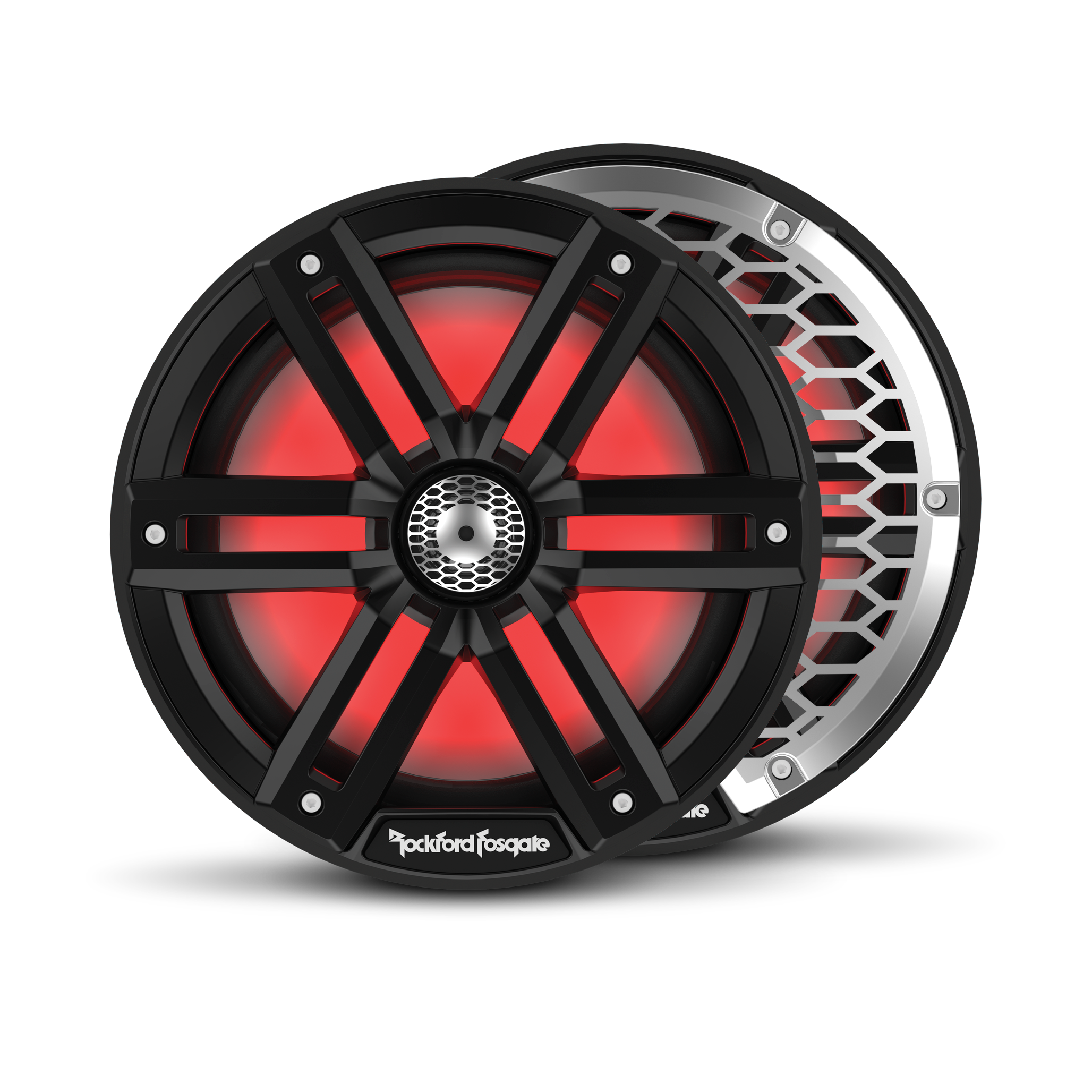 M2 8” Color Optix™ Marine 2-Way Speakers (Black) – Thumper Fab