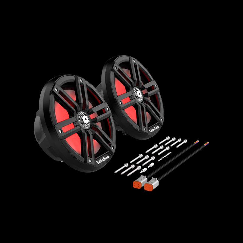 M2 8” Color Optix™ Marine 2-Way Speakers (Black)