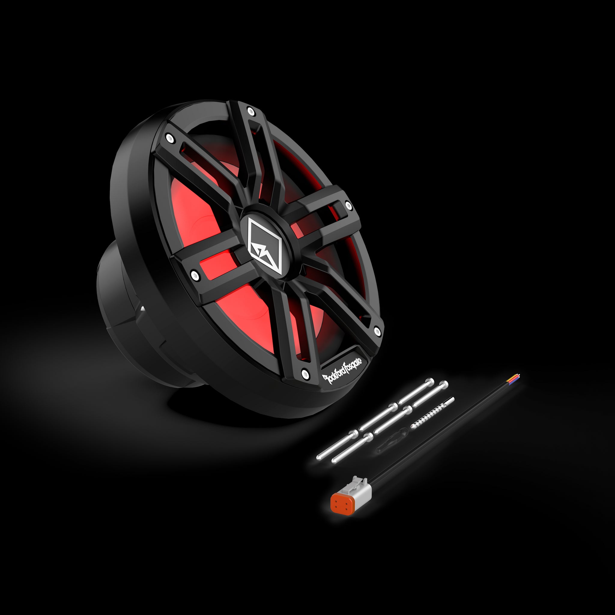M2 10" DVC 4ohm Color Optix™ Infinite Baffle Marine Subwoofer - Black
