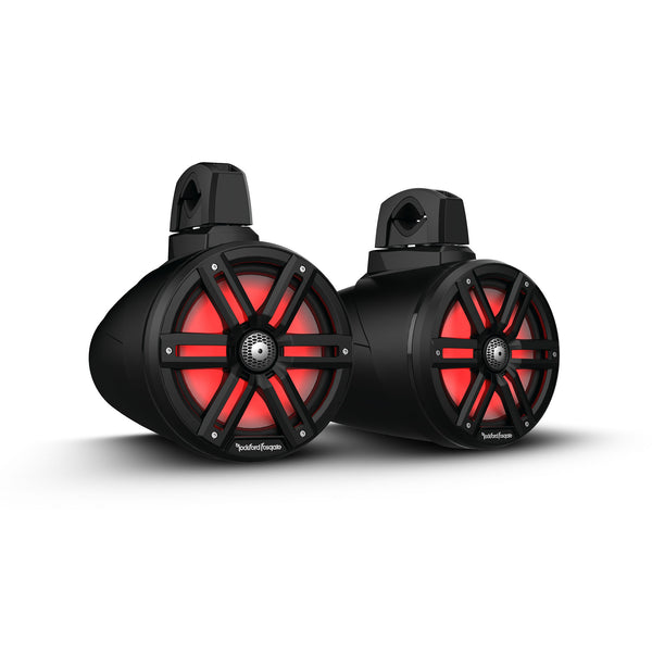 M2 8” Color Optix™ 2-Way Wake Tower Speakers - Black – Thumper Fab