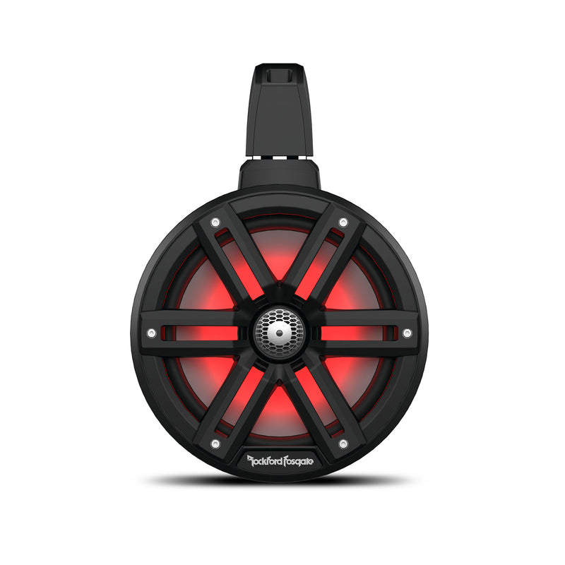 M2 8” Color Optix™ 2-Way Wake Tower Speakers - Black - Thumper Fab