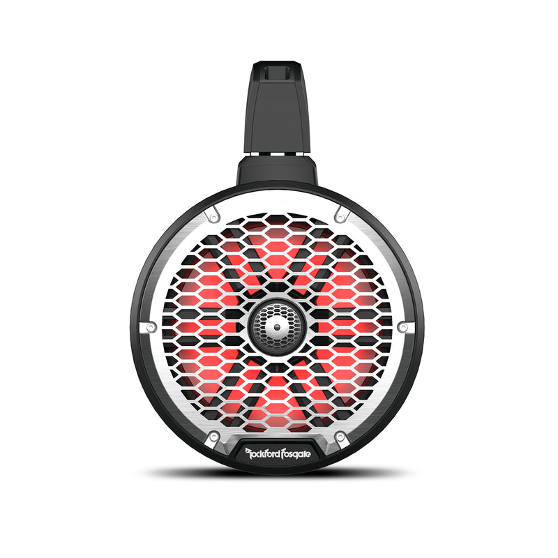 M2 8” Color Optix™ 2-Way Wake Tower Speakers - Black - Thumper Fab