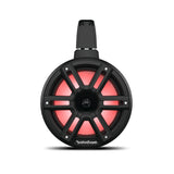M2 8” Color Optix™ 2-Way Horn Wake Tower Speakers - Black - Thumper Fab