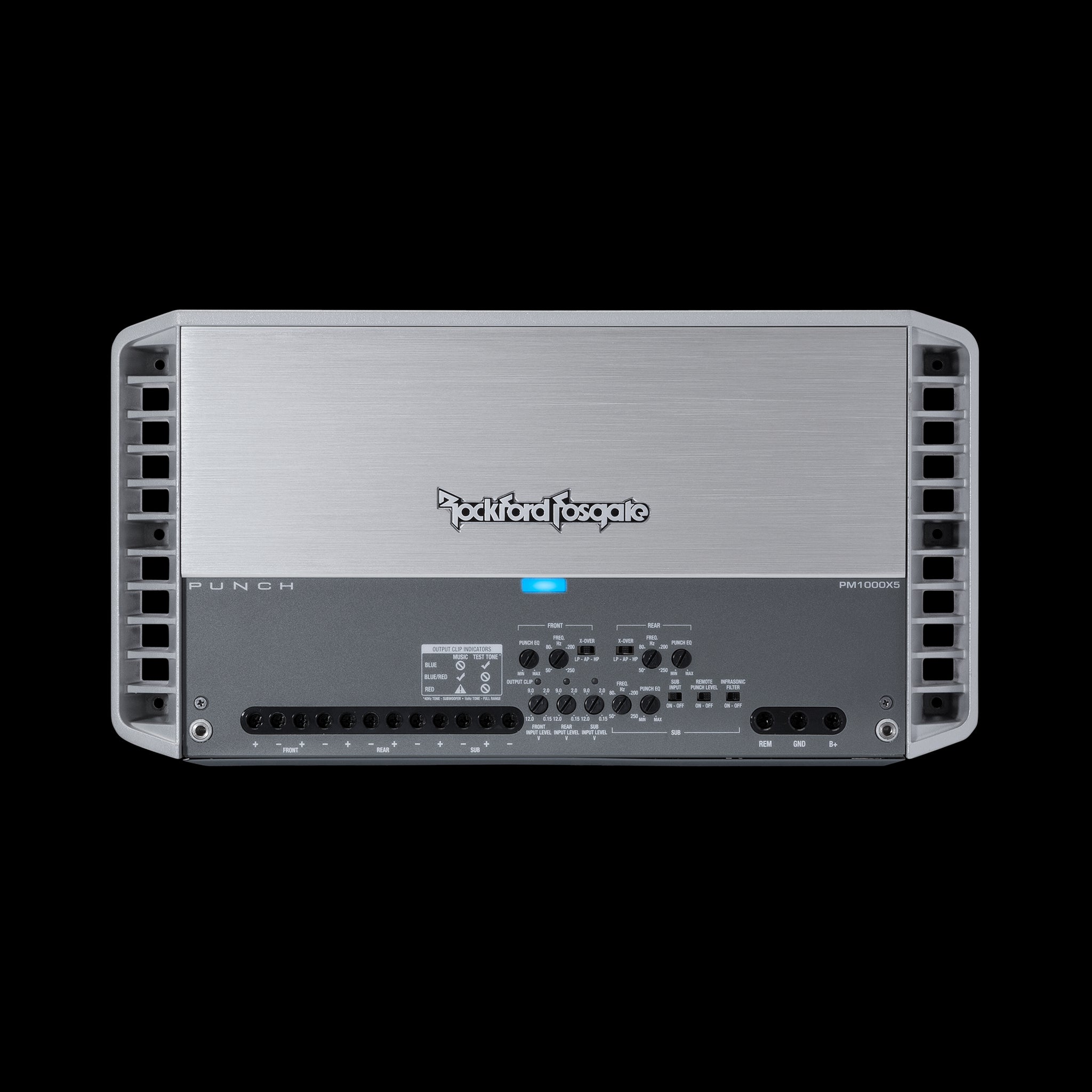 Punch Marine 1,000 Watt Class-bd 5-Channel Amplifier