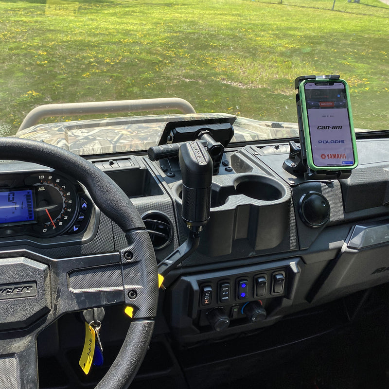 Polaris Ranger Wireless Phone Charger Dash Mount