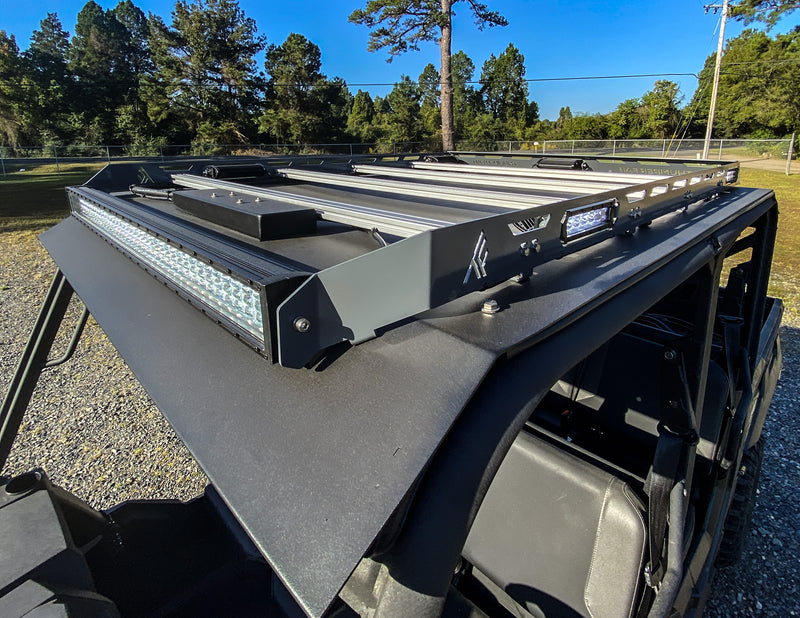 Thumper Fab -Tracker 800SX Roof with Roof Rack-Crew (Level 1), Aftermarket Roof