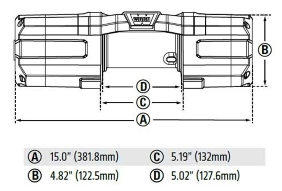 Thumper Fab - Warn Axon 45-S Powersport Winch 
