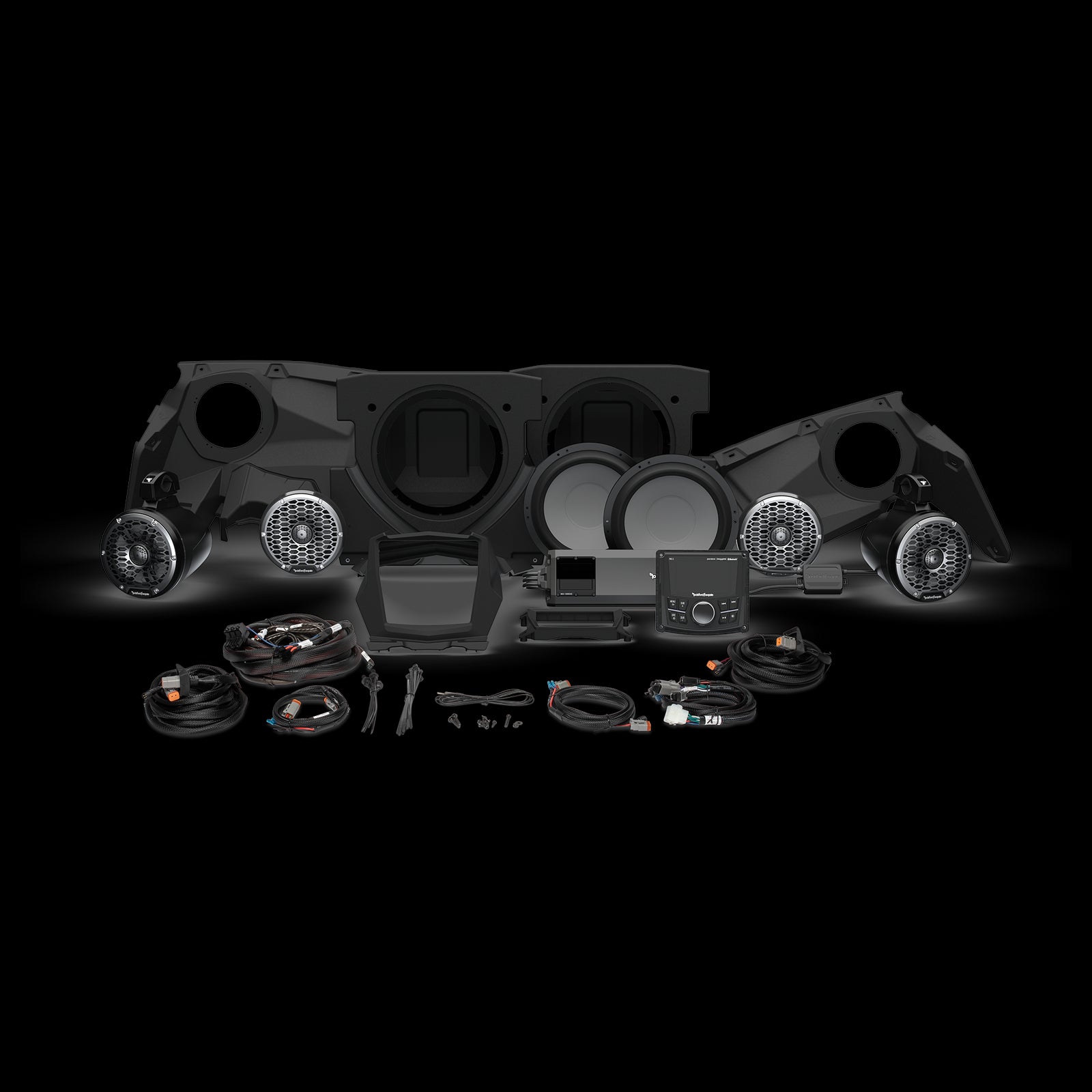 Maverick X3 Rockford Fosgate Audio Kit Color Optix Gen 3 (Stage 5)